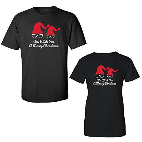 We Match! We Wish You A Merry Christmas Matching Couples 2Piece T