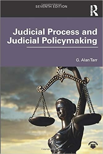 Judicial Process And Judicial Policymaking Tarr G Alan 9781138370555 Amazon Com Books