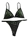 Women's 2 Pieces Pantie Triangle Bikini Sets Balconette Micro Bikini