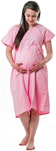 Designer Hospital Delivery Gown Maternity/Birthing/Labor