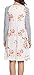 VIISHOW Women Floral Print Long Sleeve Casual T-shirt Dress with Pockets