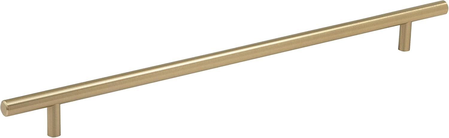 Amerock BP19014BBZ Bar Cabinet Pull, Golden Champagne, 12-5/8 inch (320mm) Center-to-Center