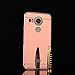 Nexus 5X Case, TabPow Mirror Case Series - Electroplate Bumper Bling Luxury Slim Hard Back Case Cover For LG Google Nexus 5X (2015), Rose Gold