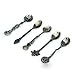 5 Pcs/Set Royal Style Bronze Carved Small Coffee Flatware Cutlery Dessert Spoon For Snacks