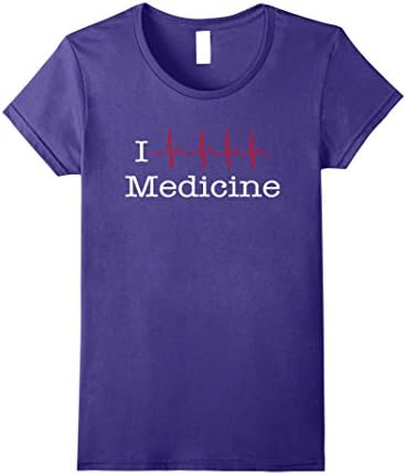 Womens I heart Medicine Shirt - now on Sale! Small Purple