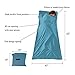 Lightweight Warm Roomy Cotton Sleeping Bag Liner Sleep Sack Camping Travel Outdoor Picnic Travel Sheet Sleep Sack Comfortable, for Travel, Youth Hostels, Picnic, Planes, Trains