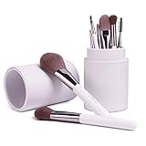 DUcare 8Pcs Makeup Brush Set Professional with Holder Cup