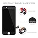 Screen Replacement for iPhone 7 LCD Display and Touch Screen Digitizer Replacement Full Assembly with Repair Tool Kit(Black, 4.7Inch, for iPhone 7)
