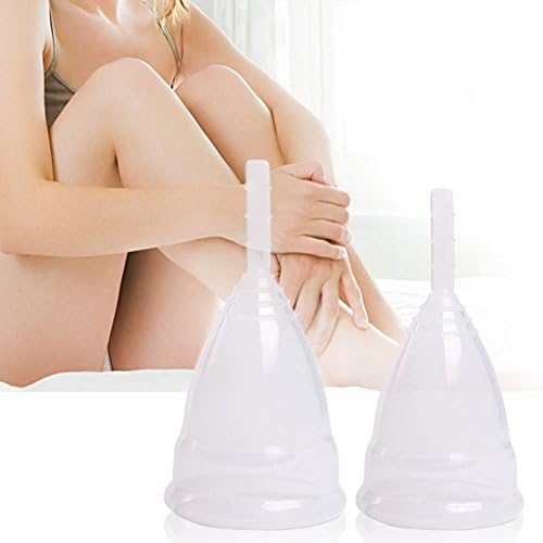 Feminine Hygiene Menstrual Cup Medical Silicone Cups Lady Alternative Pads Tampons For Women Hygiene Care (L)