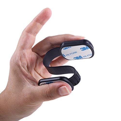 CUTESAFETY-Child-Proof-Safety-Locks-Baby-Proofing-Cabinet-Lock-with-6-Extra-3M-Adhesives-Adjustable-Strap-Latches-to-CabinetsDrawersCupboardOvenFridgeCloset-SeatDoorWindow-Black-6