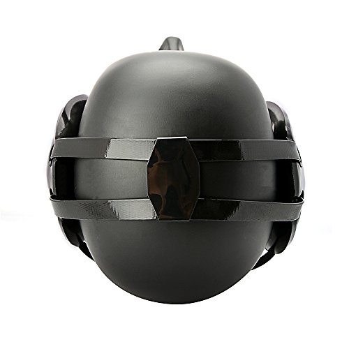 Geyi Wrestling Headgear with The Joker Decals (Black)