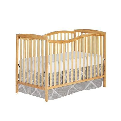 Dream On Me Chelsea 5In1 Convertible Crib In Natural, JPMA Certified