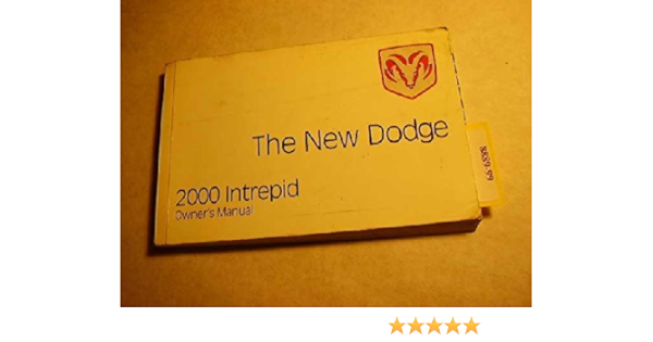2000 Dodge Intrepid Owners Manual Dodge Amazon Com Books