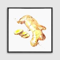 Framed Canvas Wall Art Vegetables Theme Design Canvas Prints Home Artwork Decoration for Living Room,Bedroom - 16x16 inches