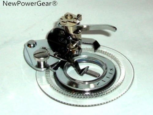 NewPowerGear Stitch Circular Foot Shank Replacement For newer Bernina Embroidery 580, 580E
