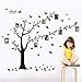 Large Family Tree Wall Decal. Peel & Stick Vinyl Sheet, Easy to Install & Apply History Decor Mural for Home, Bedroom Stencil Decoration. DIY Photo Gallery Frame Decor Sticker