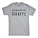 Ask Me About My Giraffe T Shirt Funny Animal Flip Cool Graphic Hilarious Tee Mens Funny T Shirts Flip T Shirt for Men Funny Animal T Shirt Novelty Tees for Light Grey L
