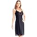 Ilusion 2012 - Lace Trim Satin Full Slip - Black, Size 36