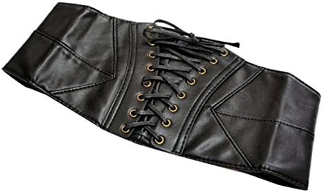 Amazon Co Jp フロントレースアップコルセットゴム 服 ファッション小物