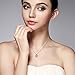 B.Catcher Necklaces Silver Womens Jewelry Windmill Pendant Cubic Zirconia Box Chain Necklace