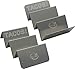 Taco Holders Tray Style Taco Plates for Soft & Hard Shell Tacos & Burrito's made of Stainless-Steel - Oven, Grill and Dishwasher Safe. Comes in 2 & 4 Great Value Packs