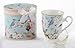 Porcelain Tea / Coffee Mug in Matching Decoraive Box, Blue Birds