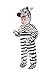 Underwraps Costumes Baby's Zebra Costume Jumpsuit, White, Medium (18 - 24 Months)