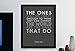 Steve Jobs Inspirational Typography Quote Print “The Ones Who Are Crazy” Wall Décor Illustration 11x14 Print