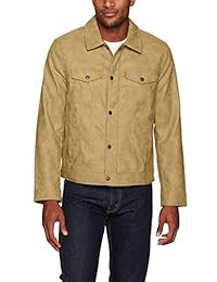 Levi's - Chaqueta de camionero de ante para hombre