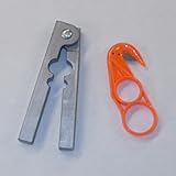 DakotaLine Aluminum Tail Stripper & Plastic Zipper