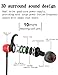 Bluetooth Headphones, TangDirect Wireless Sports Earphones Mic IPX5 Waterproof HD Stereo Sweatproof Earbuds for Gym Running Workout 8 Hour Battery Noise Cancelling Headsetsthumb 2