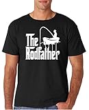 Adult The Rodfather Funny Fishing T Shirt