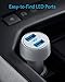 Anker PowerIQ 2.0 Car Charger (Compatible with QC Devices), 30W 12V Dual USB Fast Charger PowerDrive for Galaxy S9/S8/Edge/Note, iPhone Xs/Max/XR/X/8, iPad Pro/Air 2/Mini, LG, and More