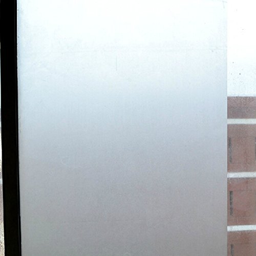 Leyden 24-by-72-Inch Non-Adhesive Frosted Privacy Glass Window Films