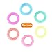 Spiral Hair Ties 12pcs Hair Bands Scrunchies for hair and girls Sports hair ties Suitable for All Hair Types 6 Candy Colors 2pcs/Color