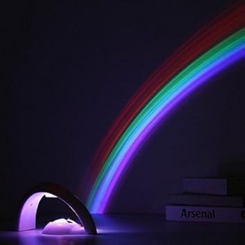 Excerando Rainbow Projector Reflector de luz LED - Arco Iris en mi ...