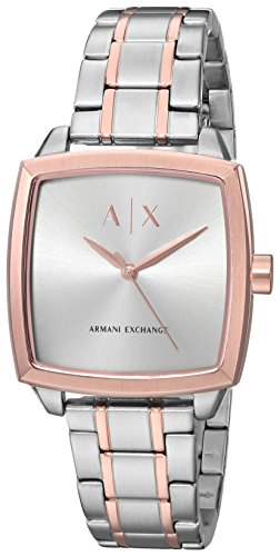 Armani exchange women s dress silver  watch ax5449