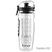 FEM0R 32 oz. Infuser Water Bottle - Leak Proof, Wide Mouth BPA-Free, Freezer Ball, Dual Hand Grips