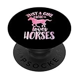 Just A Girl Who Loves Horses Horseback Riding