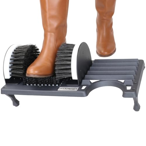 Adjustable Boot Brush Scraper Outdoor, Heavy Duty Shoe Cleaner for Mud,Dirt