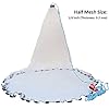 Pisfun-American-Saltwater-Fishing-Cast-Net-for-Bait-Trap-Fish-4ft6ft8ft10ft12ft-Radius-14-Inch-Mesh-Size