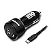 Nekteck USB-IF Certified USB Type C Car Charger with PD Power Delivery 27W & USB-A 5W for MacBook 12-inch/Pro 2016, Pixel 3 2/XL Galaxy S9/ S9+/ Note 8/ S8/ S8+ More (USB-C Cable 3.3Ft Included)