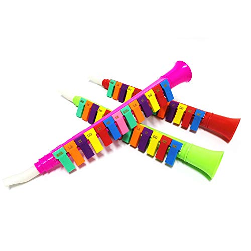 Gilroy 1pc 13 Keys Colorful Melodica Plastic Clarinet Music Instruments Toy for Kids Children, Random Color