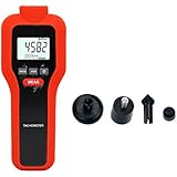 Digital Tachometer, Mengshen 2 in 1 Non-Contact &amp; Contact Speed Meter Rotation Tester - M522
