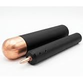 Stone Age Toolkit Copper Boppers, Flint Knapping Tool Pressure Flakers, Tools Set for Volcanic Glass Mythical Crystal, Notching Tools (35mmCopper Boppers+Pressure Flakers)