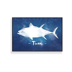 Framed Canvas Wall Art for Living Room, Bedroom Abstract Ink Canvas Prints for Home Decoration Ready to Hanging - 16x24 inches