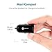 [Mini Car Charger]iClever BoostDrive 24W 4.8A Dual USB Car Charger for iPhone 7 / 6 plus / 6, iPad Mini / Pro, External Battery Pack, GPS, Bluetooth Speaker/Headphones, Mp3 Players and More, Black