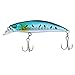 Discover Fish Fishing Lures for Trout Bass Minnow - Lifelike Swimbaits Musky Walleye Crappie Hard Plastic Topwater Baits Set with Treble Hooks for Freshwater Saltwater Lake 2.5inch 5Pcs/Lot
