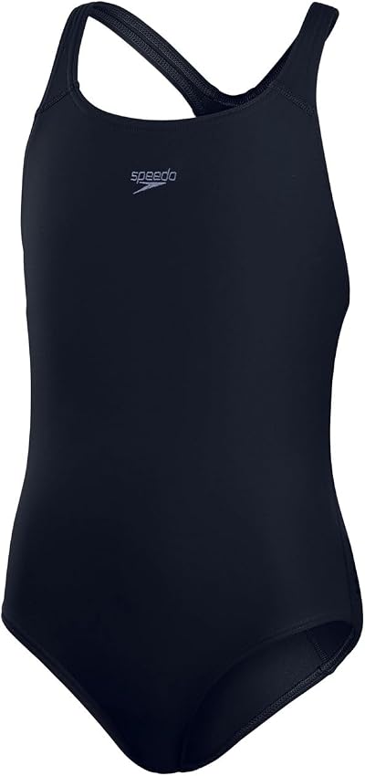 Speedo Girls Eco Endurance+ Medalist Swimsuit True Navy Chlorine Resistant