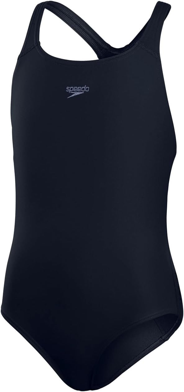Speedo Girls Eco Endurance+ Medalist Swimsuit True Navy Chlorine Resistant